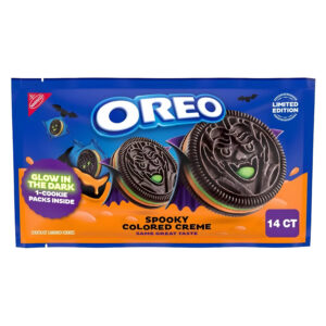 Лимитированная серия печенья Oreo Halloween Spooky Colored Creme 202гр., США