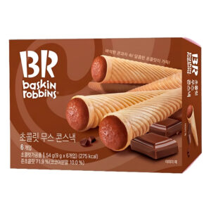 Вафельные рожки Choc Cone с шоколадным муссом Baskin Robbins 54гр., Корея