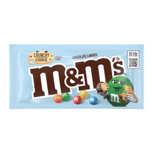 Шоколадные драже хрустящее печенье M&M's Crunchy Cookie 38,3гр., США