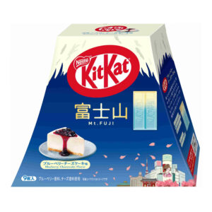 Коллекционный шоколад черничный чизкейк Kitkat Mt. Fuji 116гр., Япония