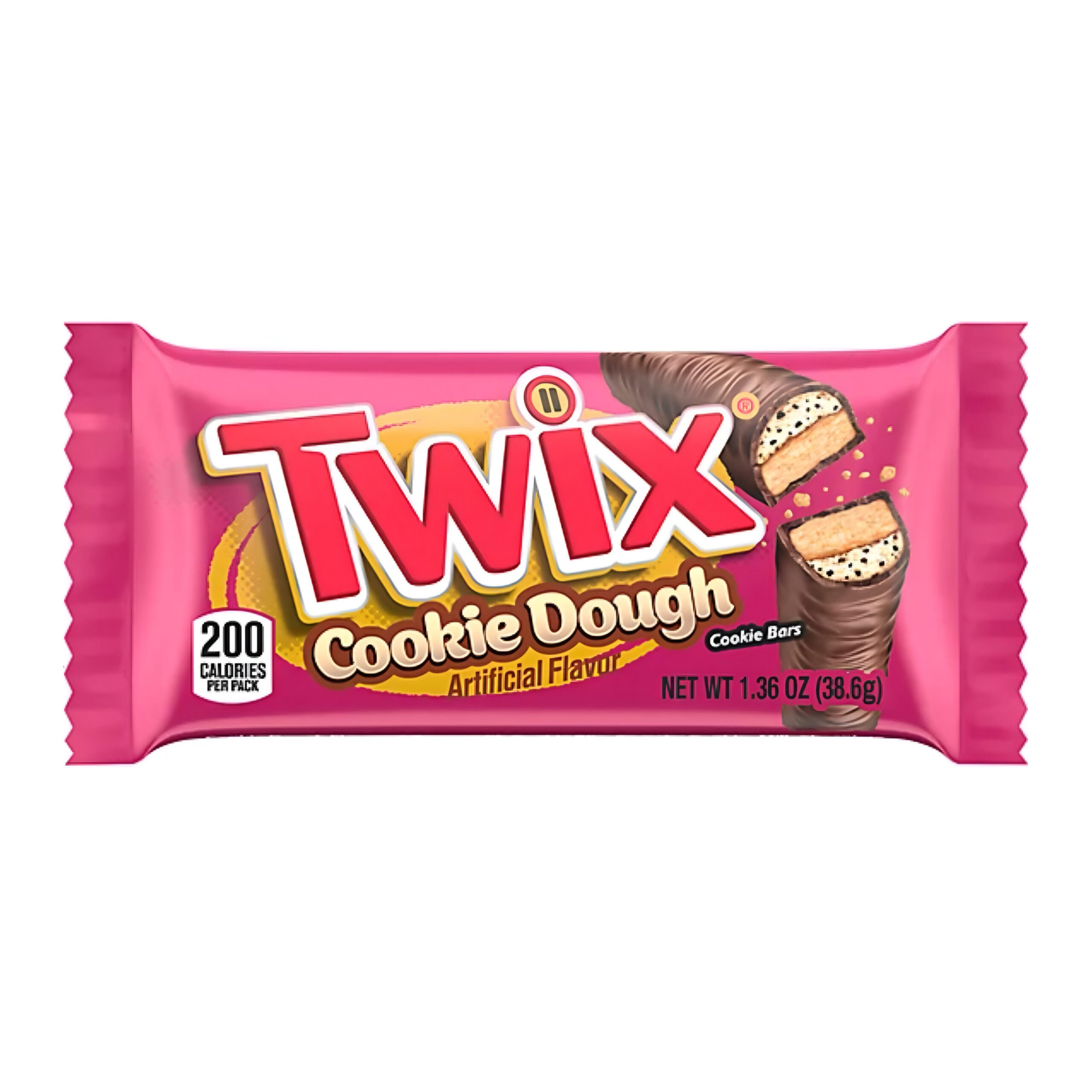 Шоколадный батончик Cookie Dough co вкусом теста для печенья Twix 38гр., США