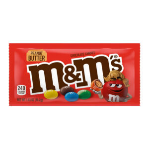 Шоколадные драже со вкусом арахисового масла M&M's Peanut Butter 46гр., США