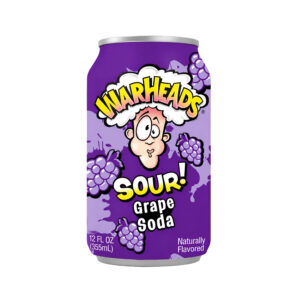 Газированный напиток Warheads Sour! виноград 355мл., США